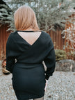 Cold Shoulder Sweater Dress