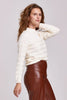 Sparkle Wide Leg Pants (Mahogany)