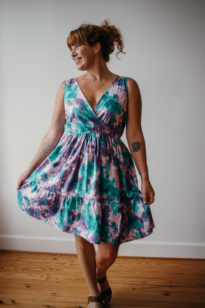 Lavender Skyline Dress