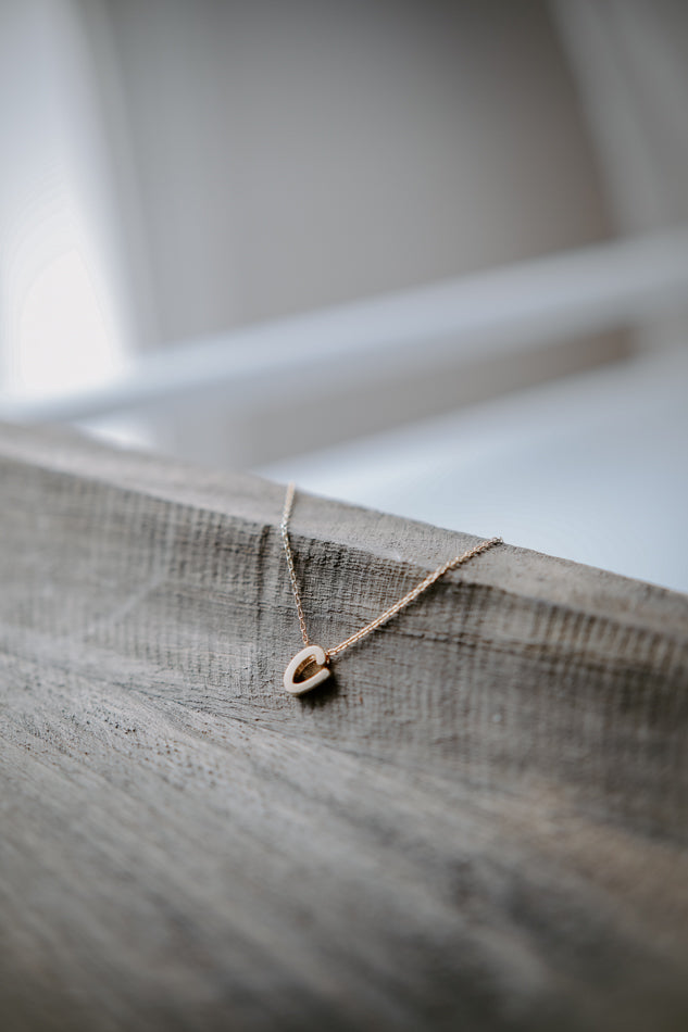 Italic Initial Necklaces