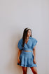 Cobalt Crazed Skirt