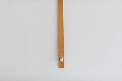 Thin Removable Leather Hat Pin Band