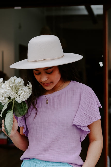 Rue Open Crown Hat