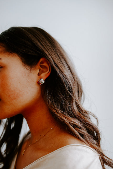 Glamorous Gemstone Earrings