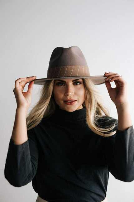 Striped Linen Fabric Hat Band