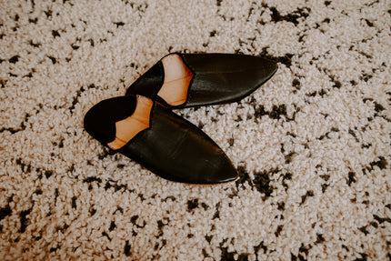 Moroccan Plain Pointed Babouche Slippers